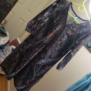Camo women dress medium